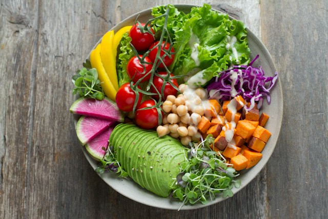 A plate full of plant-based food_Why DIET is a Four-letter Word